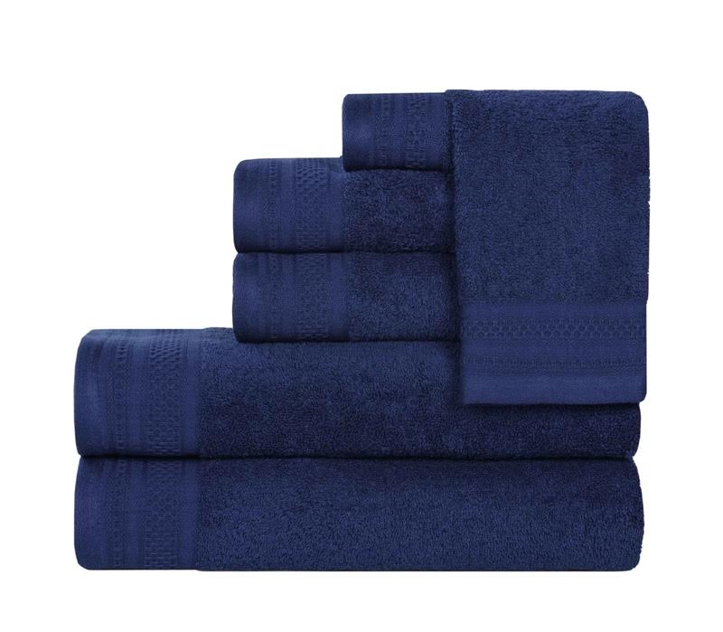 Honey Comb 6 Piece Towel Set
