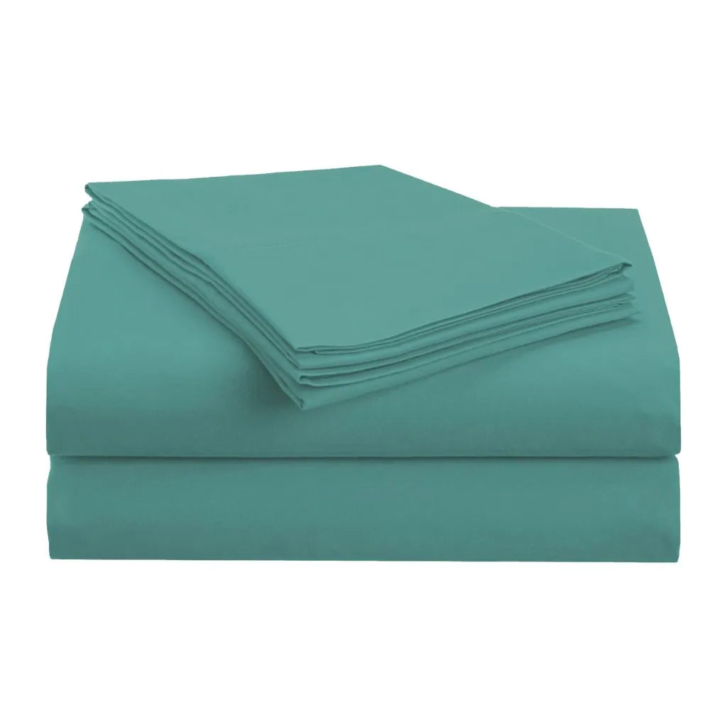 Queen Size-1500 Series Microfiber Deep Pocket Solid Bed Sheet Set