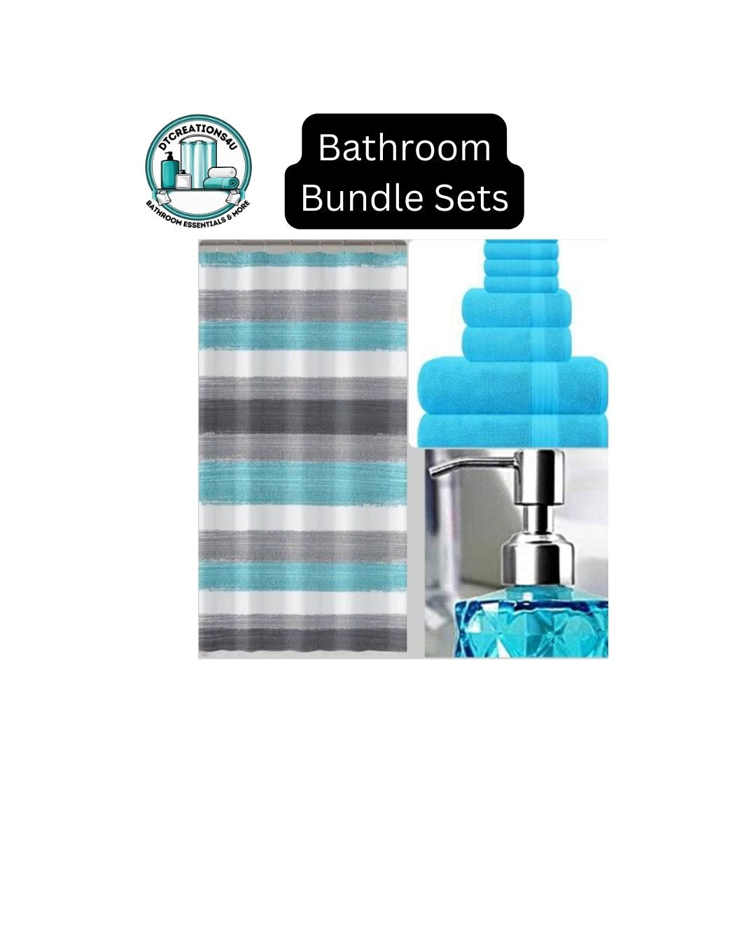 Bathroom Bundle Sets (Multiple Designs/Colors Available!)