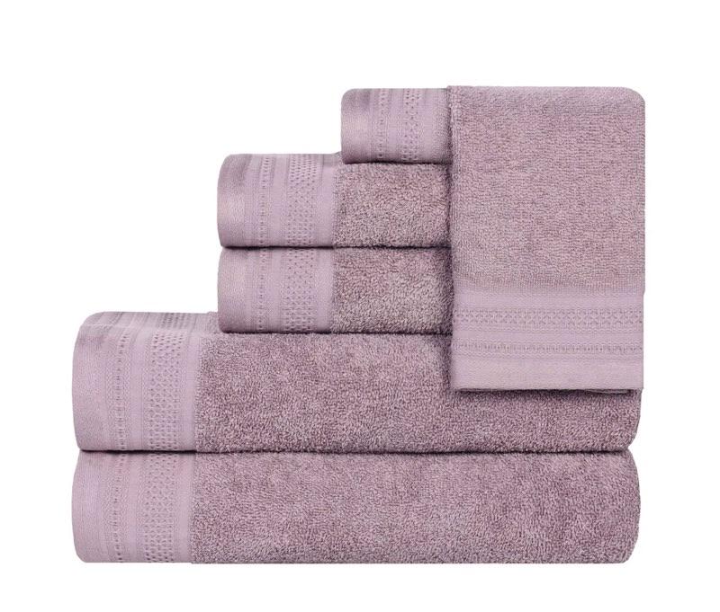 Honey Comb 6 Piece Towel Set