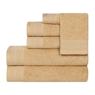 Honey Comb 6 Piece Towel Set